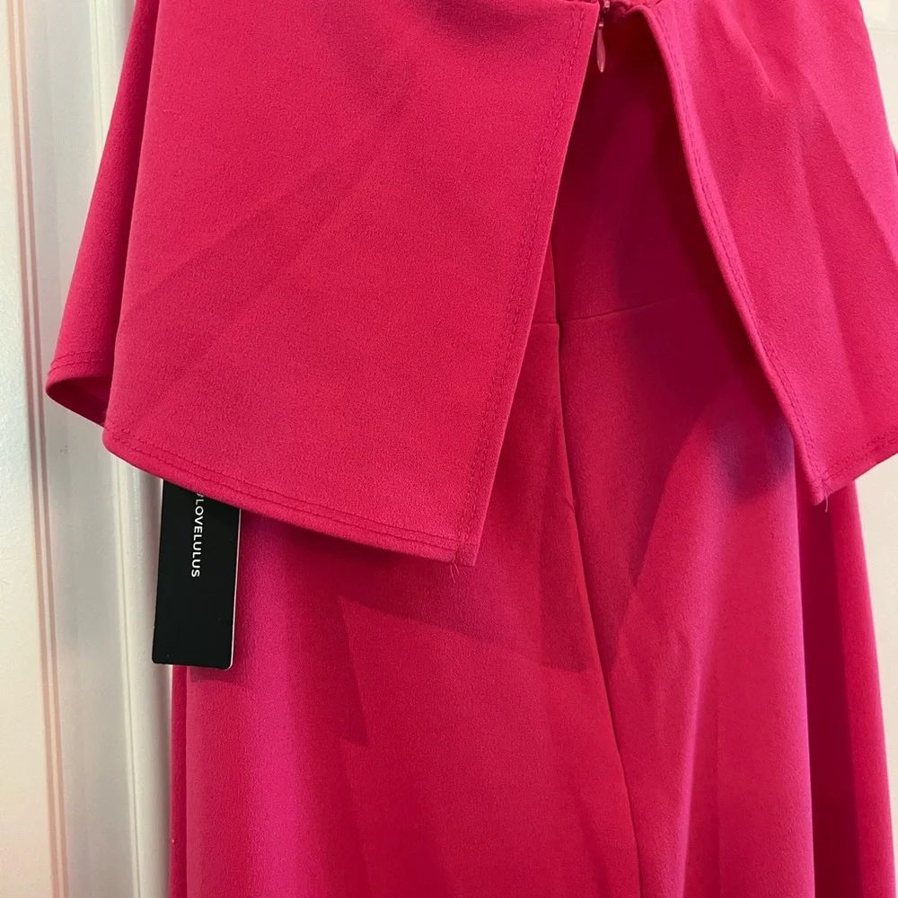 LULUS pink strapless jumpsuit - Picture 8 of 11